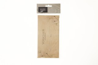 Kartka składana DL zestaw voucher+koperta, Ginkgo, 5szt. [mm:] 99x210 Argo (28#199)