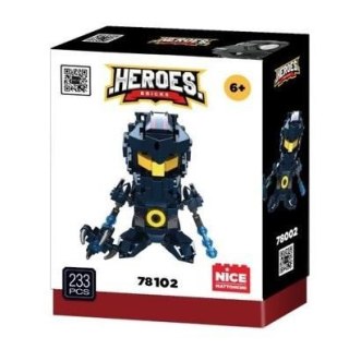 Klocki konstrukcyjne Heroes! Robot 234el. Nice Group (1024)
