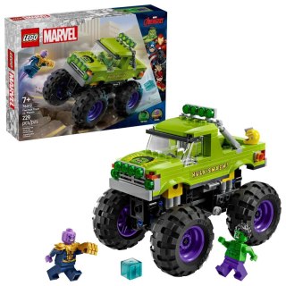 Klocki konstrukcyjne Marvel Monster truck Hulka kontra Thanos Lego (76312)