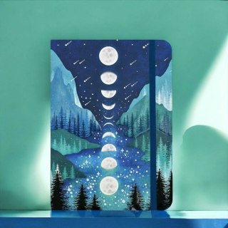 Notes (notatnik) A6 Mini Fazy Księżyca Peter Pauper Press