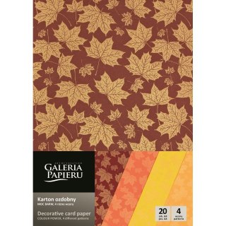 Papier ozdobny (wizytówkowy) A4 Moc Barw mix 200g Galeria Papieru (208921)