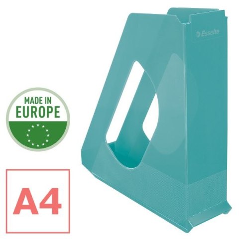 Pojemnik na dokumenty pionowy A4 colour ice niebieski niebieski plastik Esselte (626279)