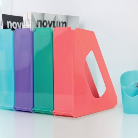 Pojemnik na dokumenty pionowy A4 colour ice niebieski niebieski plastik Esselte (626279)