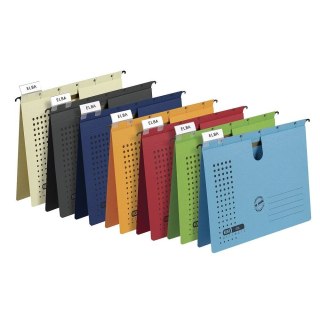 Skoroszyt A4 Chic Ultimate wiszący zielony karton 240g Elba (100552096)