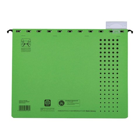 Skoroszyt A4 Chic Ultimate wiszący zielony karton 240g Elba (100552096)