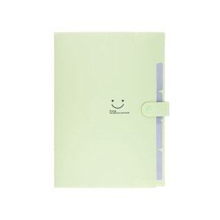 Teczka plastikowa na zatrzask zielona A4 seledynowa Beniamin