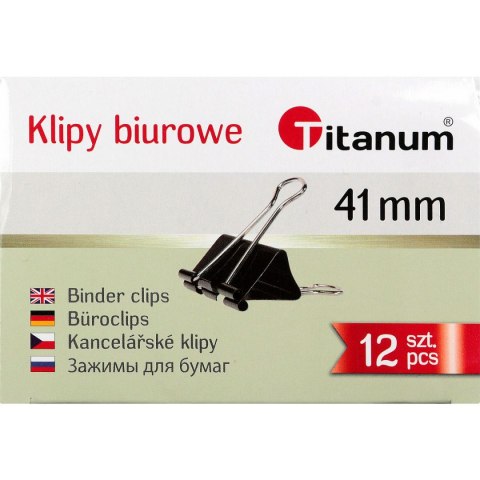 Klipy 41mm czarny Titanum (BC41)