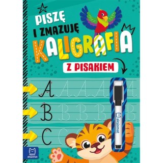 Książka dla dzieci Piszę i zmazuję. Kaligrafia z pisakiem Aksjomat