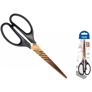 Nożyczki Copper czarne 17cm Milan (BWM10425CPK)