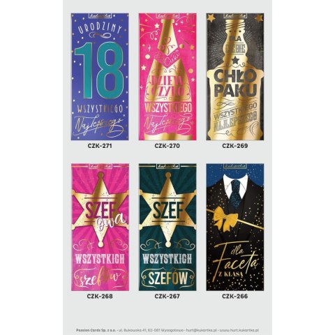 Słodycze czekoladowe Kukartka