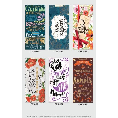 Słodycze czekoladowe Kukartka