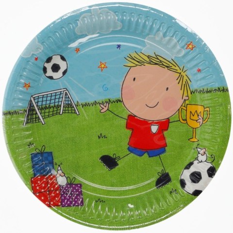 Talerz jednorazowy 18 cm papier śr. 180mm Pol-mak