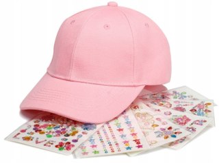 Zestaw kreatywny dla dzieci różowa czapka do dekorowania Dromader (130-1355121)