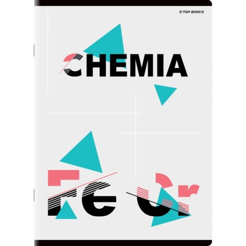 Brulion A5 tematyczny chemia 80k. 70g krata Top 2000 (400132314)