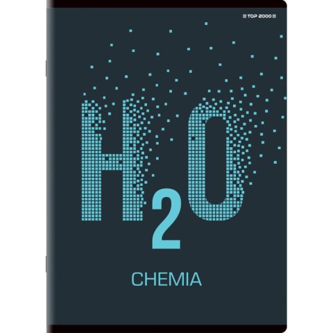 Brulion A5 tematyczny chemia 80k. 70g krata Top 2000 (400132314)