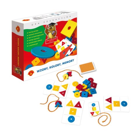 Gra pamięciowa wzory,kolory,memory Alexander (5906018004571)