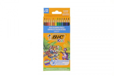 Kredki ołówkowe 12k 3086123768772 12 kol. Bic Kids (525786)
