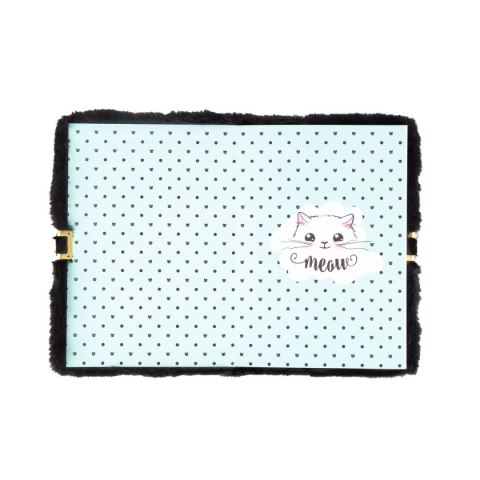 Pamiętnik A5 Fluffy Kitty Black Astrapap (101025001)