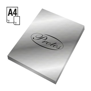 Papier kolorowy A4 Srebrny 20k. 170g Protos