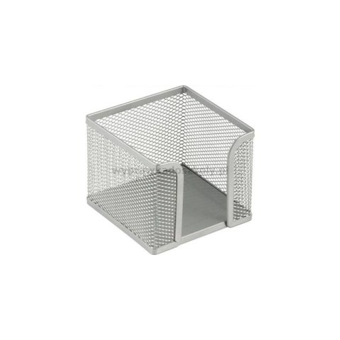 Przybornik na biurko na kostke Srebrny metal Tres (srebrny)