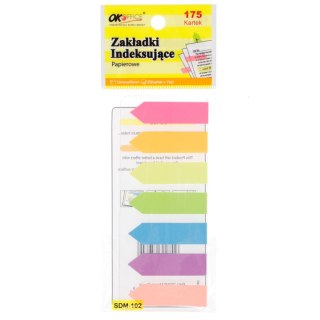 Zakładki indeksujące 175k [mm:] 12x45 Okoffice (SDM-102)