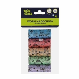 Gadżet Worki na odchody 75szt 4 rolki Trik Roll (560699)