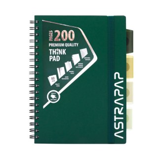 Kołozeszyt (kołonotatnik) B5 PP 200k. 80g Astrapap (107023010)