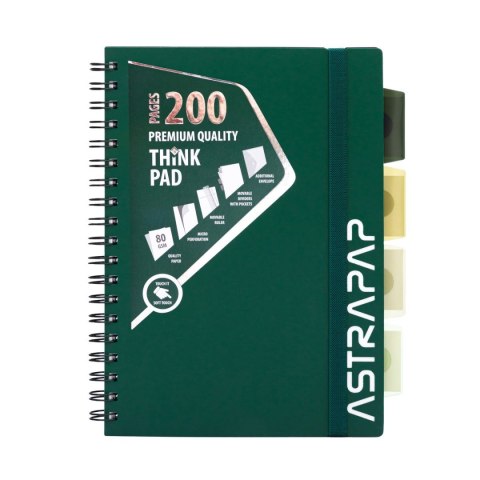 Kołozeszyt (kołonotatnik) B5 PP 200k. 80g Astrapap (107023010)