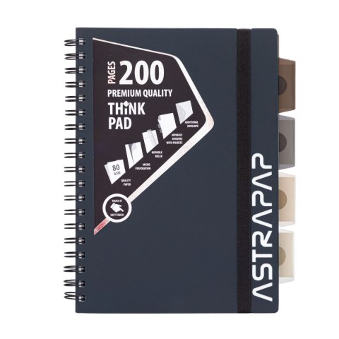 Kołozeszyt (kołonotatnik) B5 PP 200k. 80g Astrapap (107023010)