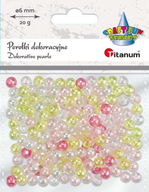 Perełki Craft-Fun Series 6mm mix Titanum (BJ25042730)