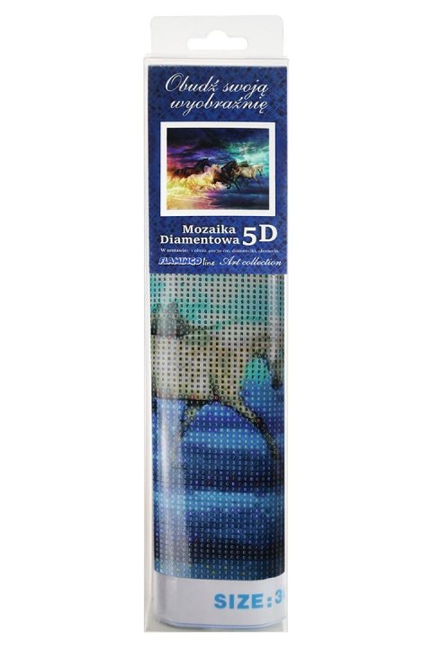 Zestaw kreatywny Diamentowa mozaika 30x40cm Konie 9 Flamingo Line (TMR12013)