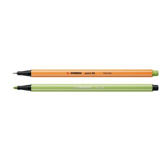 Zestaw piśmienniczy Pen68+Point88 6888/12-7-7 Stabilo (pastel)