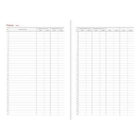 Kalendarz nauczyciela książkowy (terminarz) CZARNY NEBRASKA Z GUMKĄ A5 Wydawnictwo Wokół Nas (A5TN070B-)