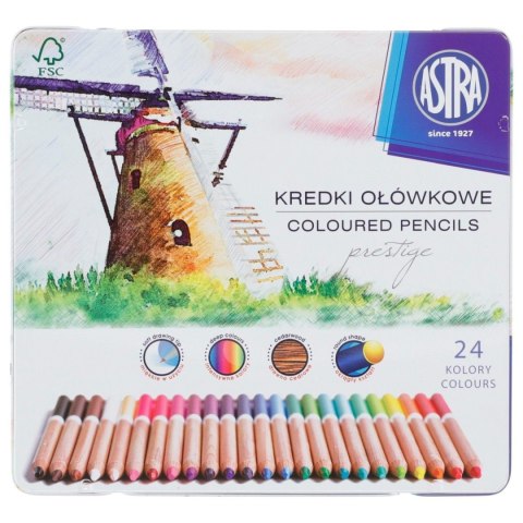 Kredki ołówkowe 24 kol. Astra (312117002)