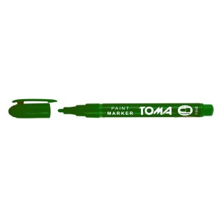 Marker olejowy wkład zielony 1,5mm okrągła końcówka Toma
