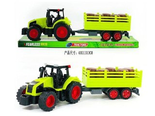 Traktor z maszyną, 40 cm Bigtoys (BA7217)