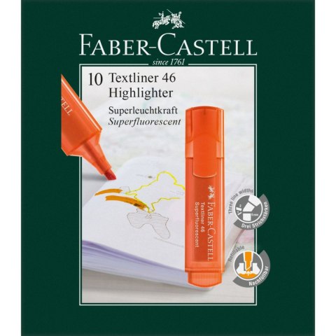 Zakreślacz wkład pomarańczowe Faber Castell (154615)