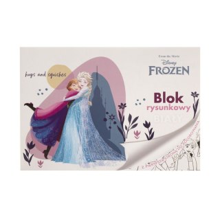 Blok rysunkowy biały FROZEN A4 biały 20k Beniamin