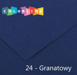 Brystol Colorline 24 granatowy 150g 10k [mm:] 500x650 Canson (200041400)
