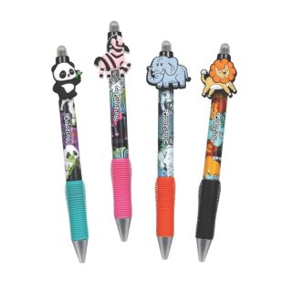 Długopis standardowy ZOO wymazywalny wkład niebieski 0,5mm Patio (80402PTR)