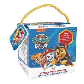 Gra logiczna Memory + kolorowanka Psi Patrol Alba Moli (5624)