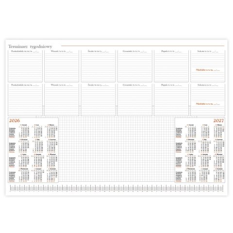 Kalendarz biurkowy 470mm x 370mm Lucrum (BF4)