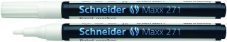 Marker olejowy Max 271 wkład biały 1,0-2,0mm okrągła końcówka Schneider (SR127149)