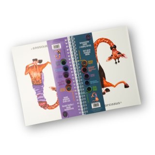 Notes (notatnik) A5 zyrafa 80k. krata Narcissus