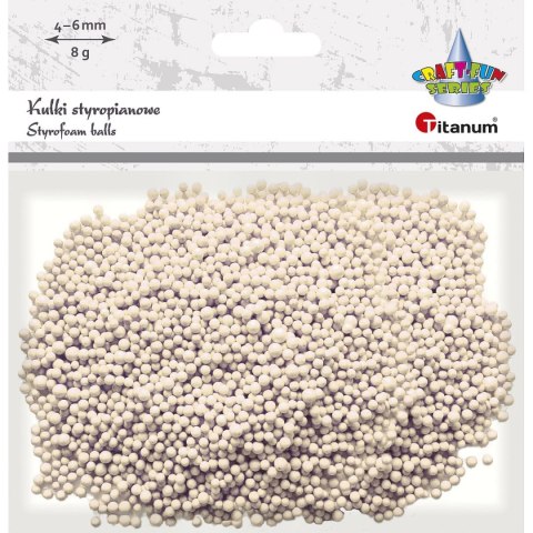 Ozdoba styropianowa Craft-Fun Series kulki Titanum (5mm/8g)