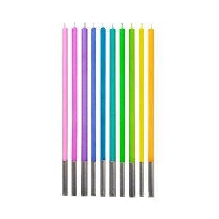 Świeczka urodzinowa pastele 10szt./14,5 cm Godan (7C-SUPA)