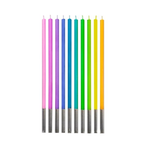 Świeczka urodzinowa pastele 10szt./14,5 cm Godan (7C-SUPA)