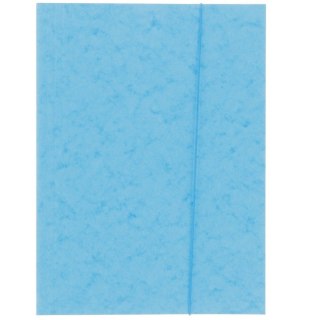 Teczka kartonowa na gumkę preszpan A4 niebieski jasny 330g Bigo (0897)