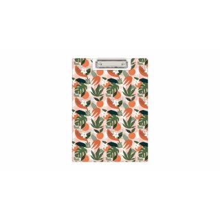 Teczka z klipem A4 TROPICAL mix Biurfol (KHN-04-43)