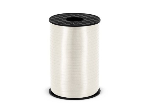 Wstążka plastikowa biała, 5mm/225m 5x225 [mm x m] biały Partydeco (PRP5-008)